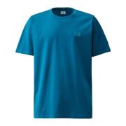 Blauwe T-shirts en Polos C.p. Company , Blue , Heren