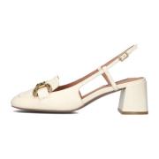 Elegante Crème Slingbacks Bibi Lou , White , Dames