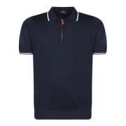 Blauwe T-shirts Polos voor mannen Kiton , Blue , Heren