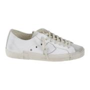 Witte Leren Sneakers Philippe Model , White , Heren