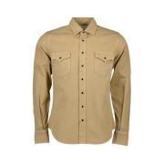 Western Shirt Saint Laurent , Beige , Heren