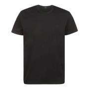 T-Shirts Hogan , Black , Heren