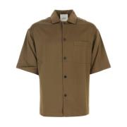 Satijnen Khaki Shirt Nanushka , Green , Heren