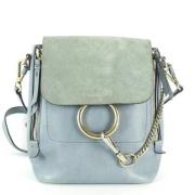 Pre-owned Leather backpacks Chloé Pre-owned , Blue , Dames