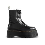 Zwarte Jetta Hi Max Enkellaarzen Dr. Martens , Black , Heren