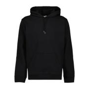 Hoodie met Logo Detail Courrèges , Black , Heren