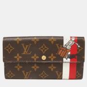 Pre-owned Canvas wallets Louis Vuitton Vintage , Brown , Dames