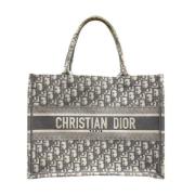 Pre-owned Canvas totes Dior Vintage , Gray , Dames