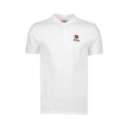 Klassieke Bloemen Polo Shirt Kenzo , White , Heren