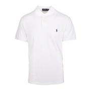 Witte Polo Shirt Amerikaanse Stijl Katoen Ralph Lauren , White , Heren