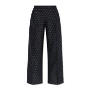 Broek met decoratief patroon Etro , Multicolor , Dames