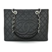 Pre-owned Leather chanel-bags Chanel Vintage , Black , Dames