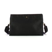 Donker Zwarte Cross Over Tas Borbonese , Black , Dames