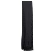 Pre-owned Silk scarves Bvlgari Vintage , Black , Dames