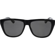 Iconische zonnebril met uniforme lenzen Gucci , Black , Unisex