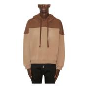 Katoenen Hoodie Guess , Brown , Dames