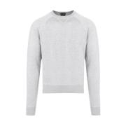 Grijze Crewneck Sweater Ss24 Tom Ford , Gray , Heren