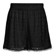 Lente/Zomer Dames Shorts Collectie Vero Moda , Black , Dames