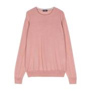 Roze Sweatshirt Ss24 Barba , Pink , Heren