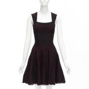 Pre-owned Wool dresses Alaïa Pre-owned , Red , Dames