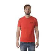 Casual Sweatshirt Emporio Armani EA7 , Red , Heren