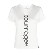 Witte T-shirts en Polos Courrèges , White , Dames