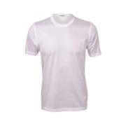 Casual Katoenen T-Shirt Gran Sasso , White , Heren