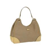 Pre-owned Canvas gucci-bags Gucci Vintage , Beige , Dames