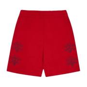 Seizoensprint Sweatshorts Icecream , Red , Heren