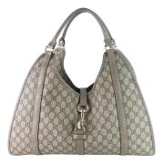 Pre-owned Canvas shoulder-bags Gucci Vintage , Beige , Dames