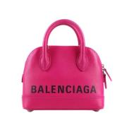 Pre-owned Leather totes Balenciaga Vintage , Pink , Dames