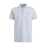 Pique Polo Shirt Short Sleeve Cast Iron , Purple , Heren