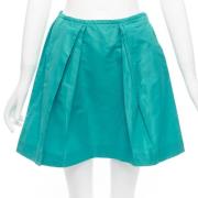 Pre-owned Polyester bottoms Miu Miu Pre-owned , Green , Dames