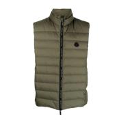 Mouwloze Tarn Jas - Gerecycled Micro Ripstop Moncler , Green , Heren