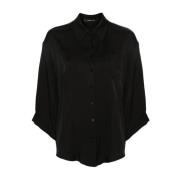 Stijlvolle shirt met Camicia 0002 Federica Tosi , Black , Dames