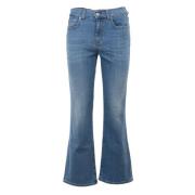 Hoge Taille Bootcut Jeans Roy Roger's , Blue , Dames