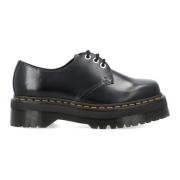 Zwarte Leren Veterschoenen Dr. Martens , Black , Heren