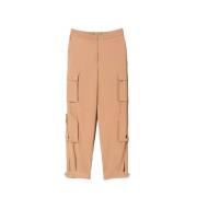 Cargo Broek Bruin Twinset , Brown , Dames