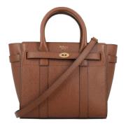 Twee-Tone Zipped Bayswater Tas Mulberry , Brown , Dames