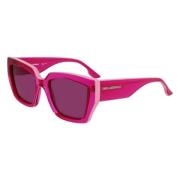 Stijlvolle zonnebril Kl6143S Karl Lagerfeld , Pink , Dames
