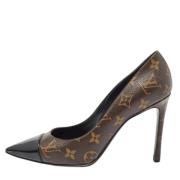 Pre-owned Coated canvas heels Louis Vuitton Vintage , Brown , Dames