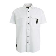 Cargo Style Short Sleeve Shirt PME Legend , White , Heren