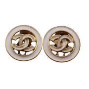 Pre-owned Metal earrings Chanel Vintage , Multicolor , Dames