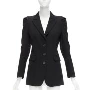 Pre-owned Wool outerwear Prada Vintage , Black , Dames