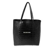 Pre-owned Leather totes Balenciaga Vintage , Black , Dames