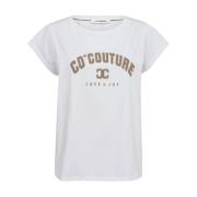 Casual Dust T-shirt Co'Couture , White , Dames