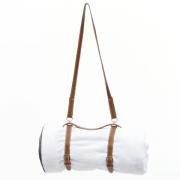 Pre-owned Leather shoulder-bags Hermès Vintage , White , Dames