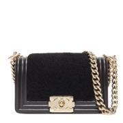 Pre-owned Leather chanel-bags Chanel Vintage , Black , Dames