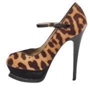 Pre-owned Fabric heels Yves Saint Laurent Vintage , Multicolor , Dames