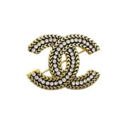 Pre-owned Metal brooches Chanel Vintage , Multicolor , Dames